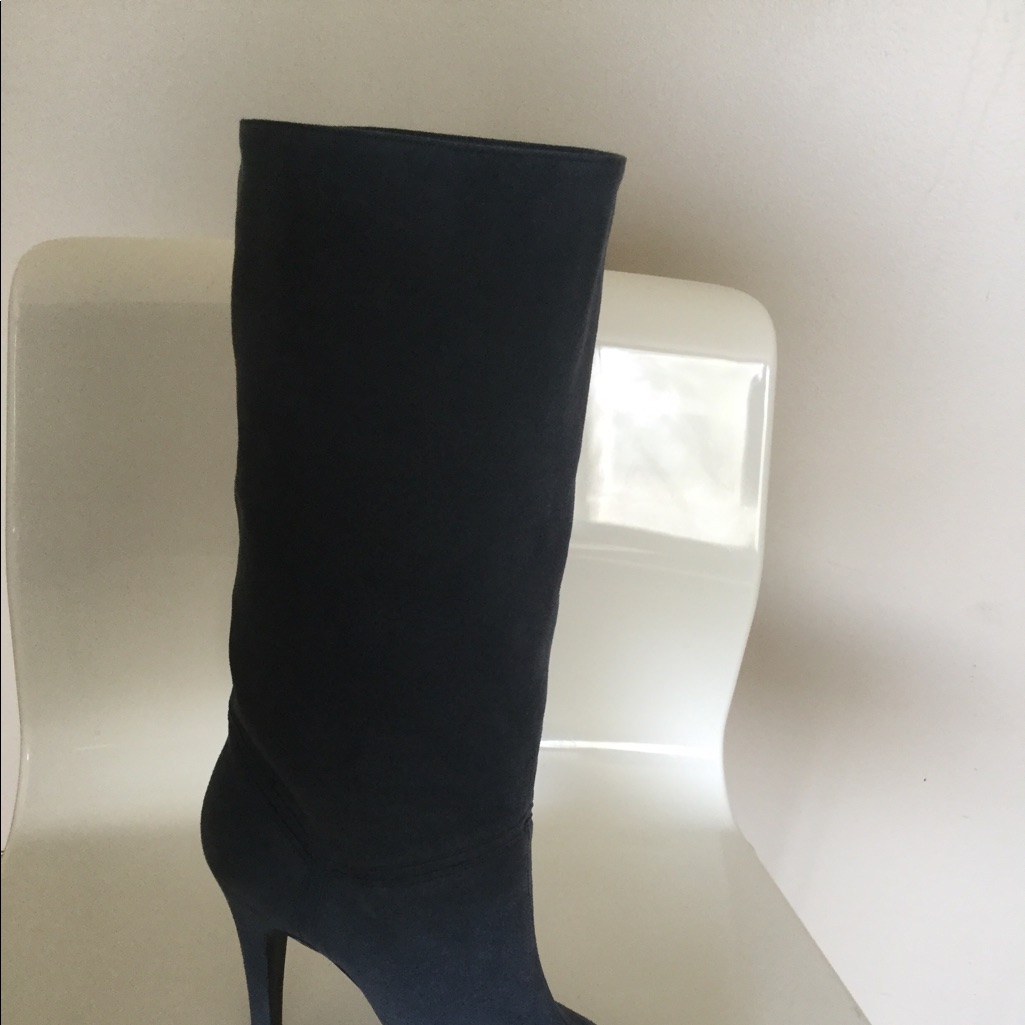 Stella Mccartney 35.5 Vegan Suede Calf Boots Italy
